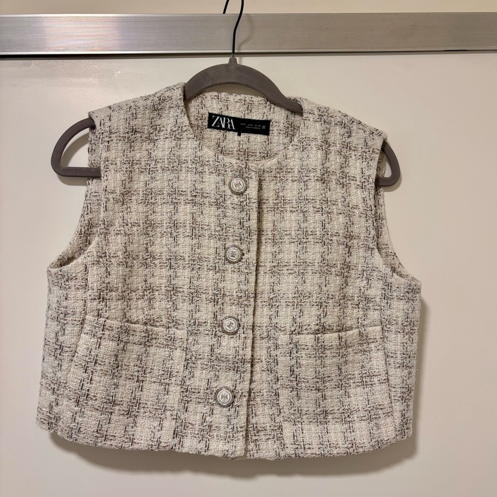 Zara Tweed Vest